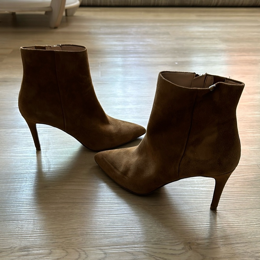 Suede Bootie 3” heel